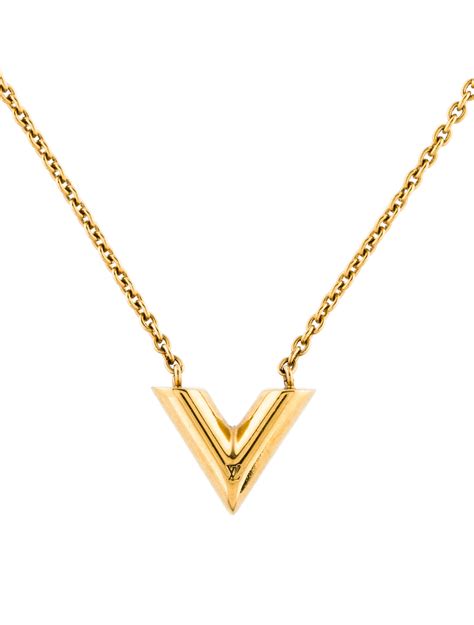 essential v necklace.